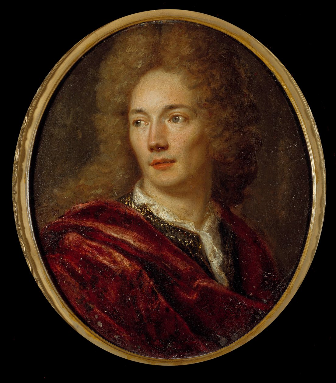 Jean de La Bruyere (1645-1696) moralista francais portréja Festmény névtelen rézre. 17. század. alkotó: Anonymous Anonymous