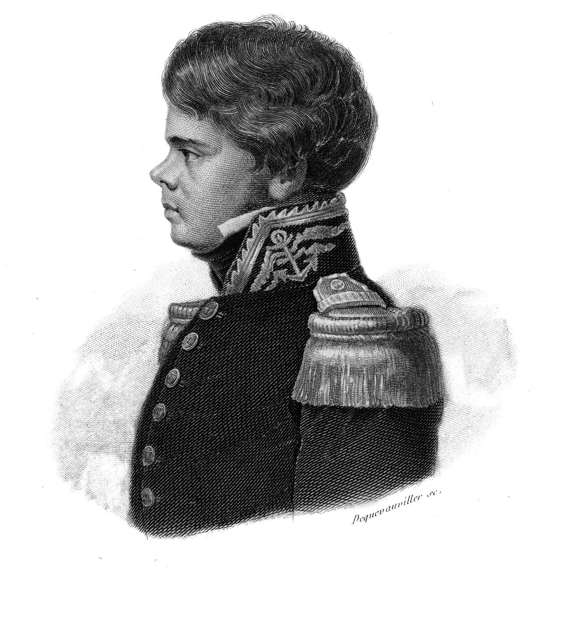 Jules Alphonse Rene Poret Baron de Blosseville portréja alkotó: Anonymous Anonymous