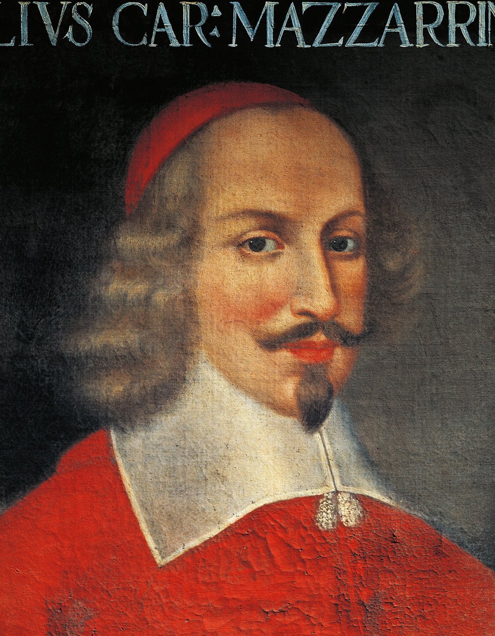 Jules Mazarin portréja, született Giulio Raimondo Mazzarino (Pescina alkotó: Anonymous Anonymous