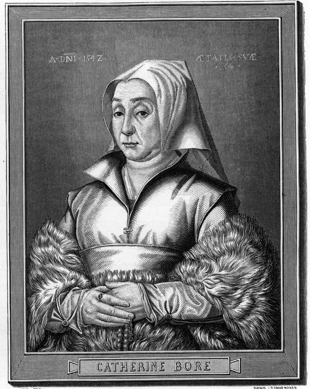 Katharina von North portréja alkotó: Anonymous Anonymous