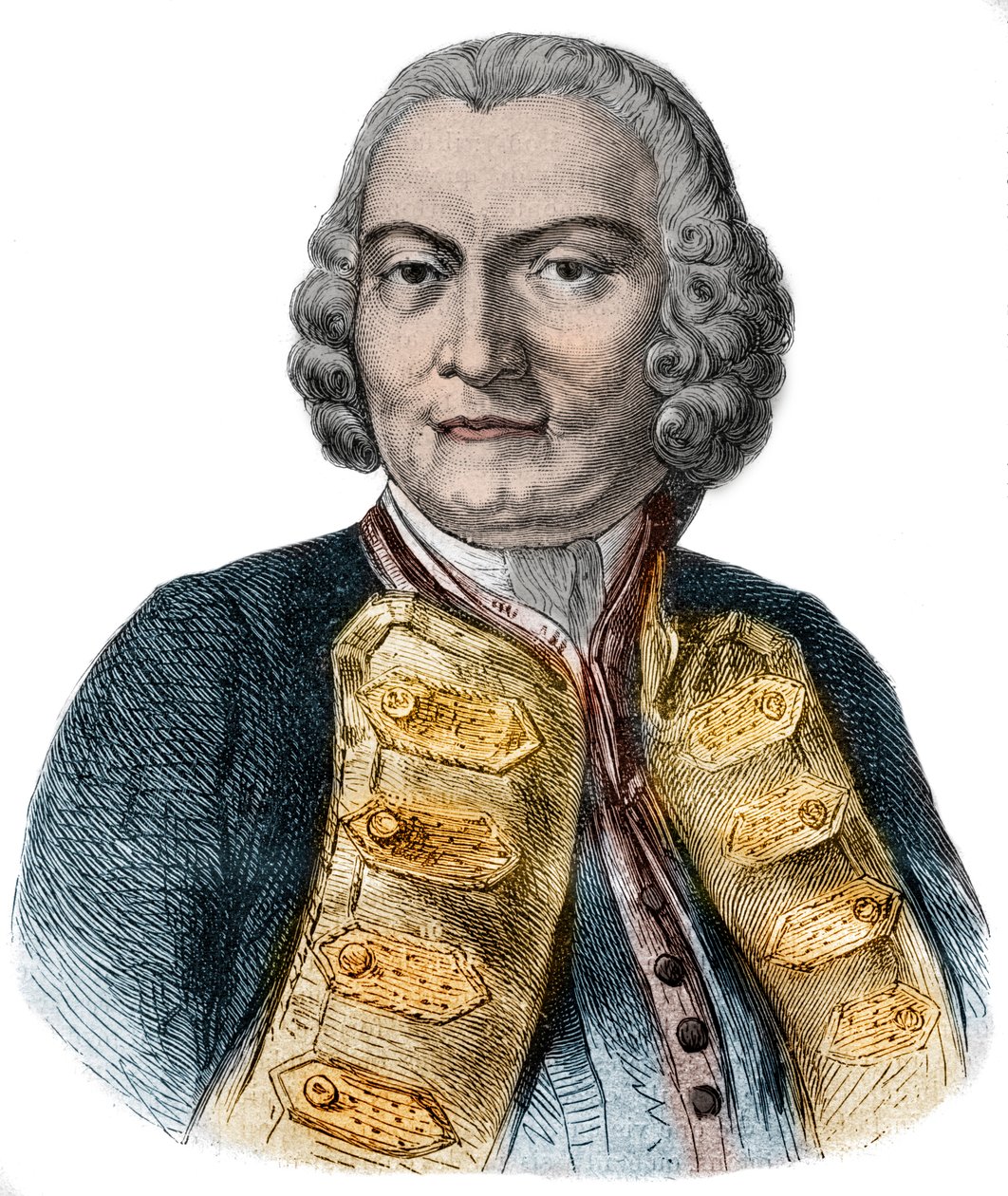 Lord George Anson (1697-1762) portréja, a brit admirális és gazdag arisztokrata, aki híres arról, hogy megkerülte a Földet alkotó: Anonymous Anonymous