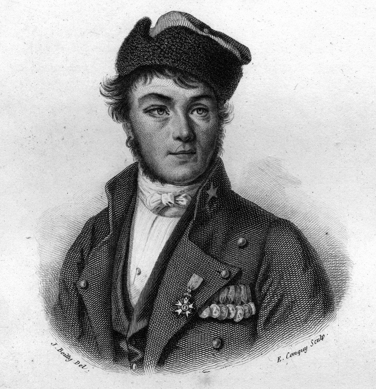 Louis Brune (1807-1843) roueni megmentő portréja A Societe Montyon et Frankl által kiadott és terjesztett „Hasznos férfiak portréi és története: minden országban és minden körülmények között férfiak és nők, akik jogot szereztek a férfiak elismeréséhez” cím alkotó: Anonymous Anonymous