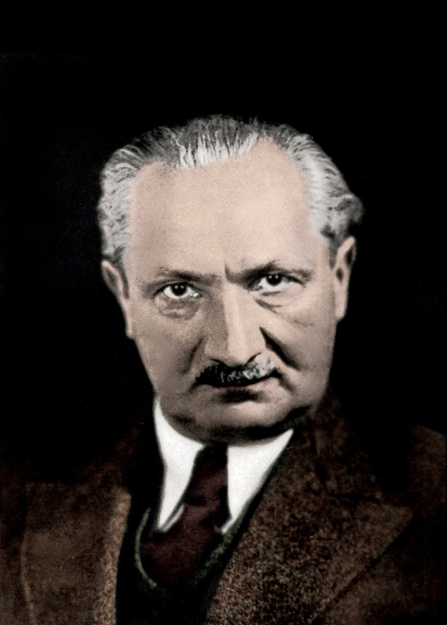 Martin Heidegger (1889-1976) német filozófus portréja. alkotó: Anonymous Anonymous