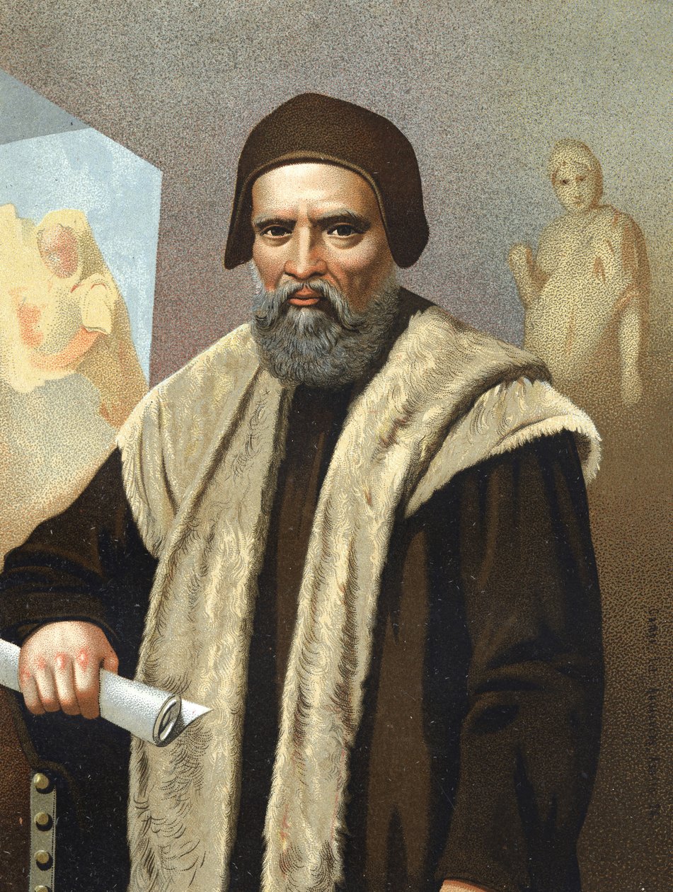 Michelangelo Buonarroti dit Michel Ange portréja (Michelangelo vagy Michelangelo alkotó: Anonymous Anonymous