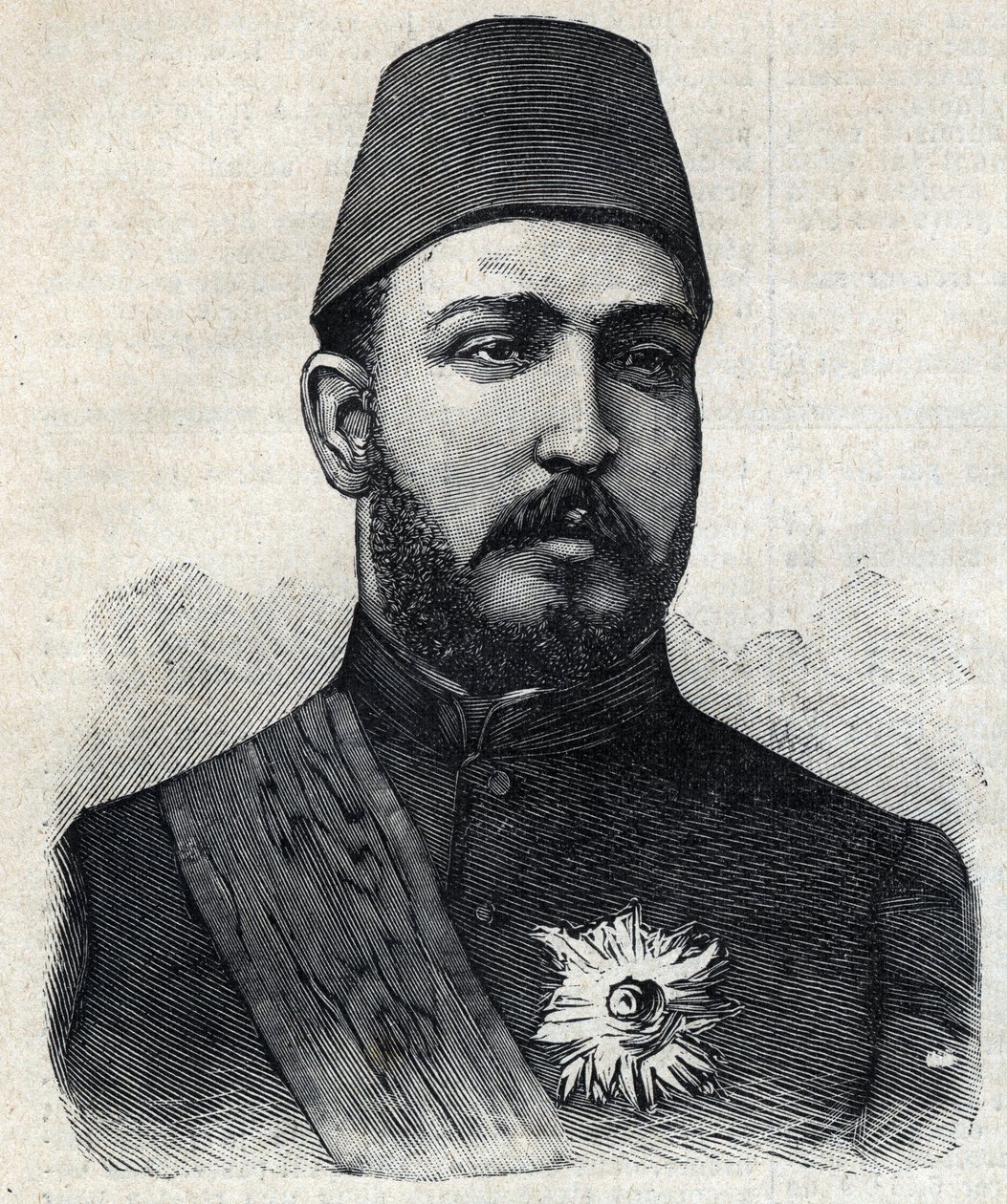 F Muhammad Tawfiq portréja (R Muhammad Tawfiq alkotó: Anonymous Anonymous