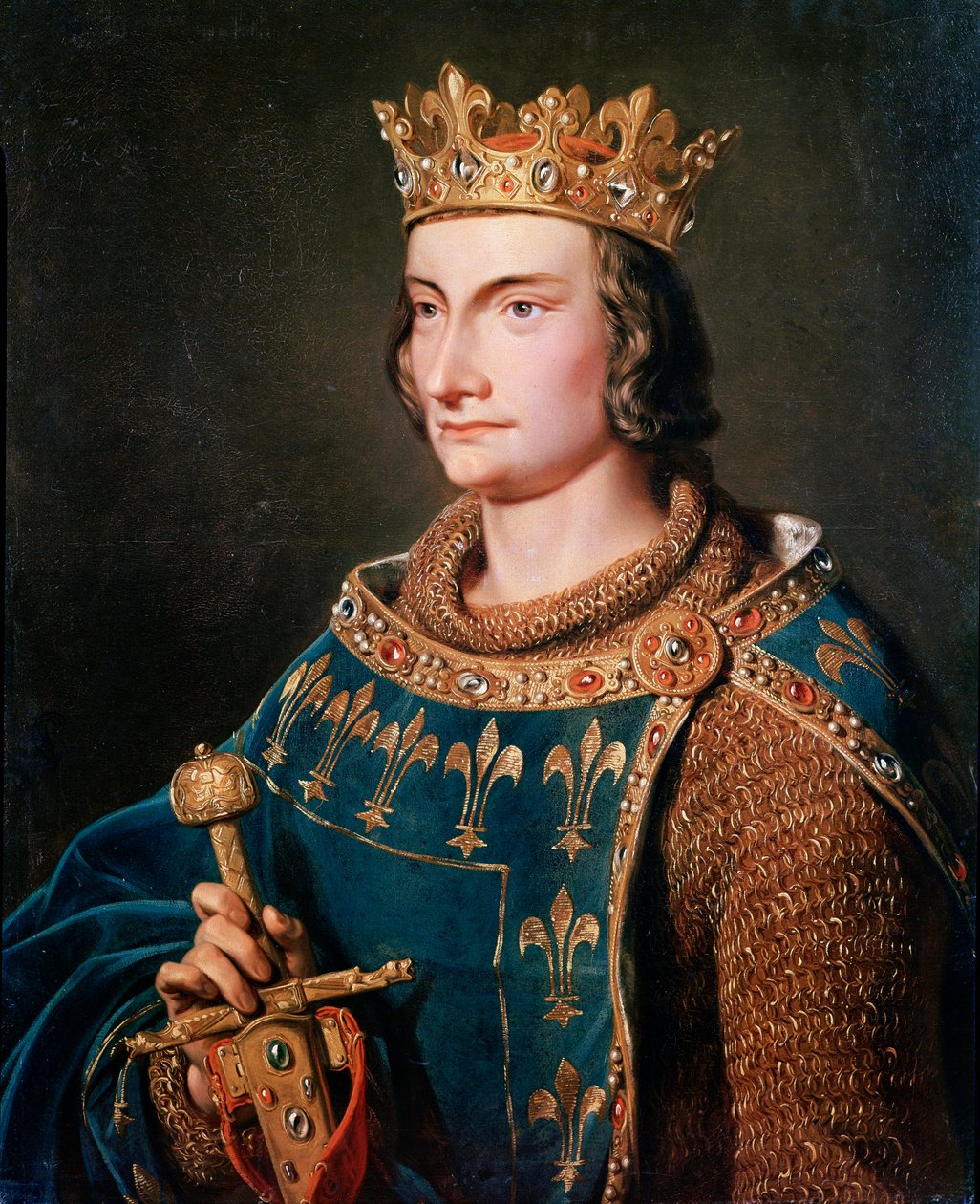 IV. Bél Fülöp (1268-1314), francia király portréja. századi névtelen festmény. Versailles és Trianon kastélyai. alkotó: Anonymous Anonymous