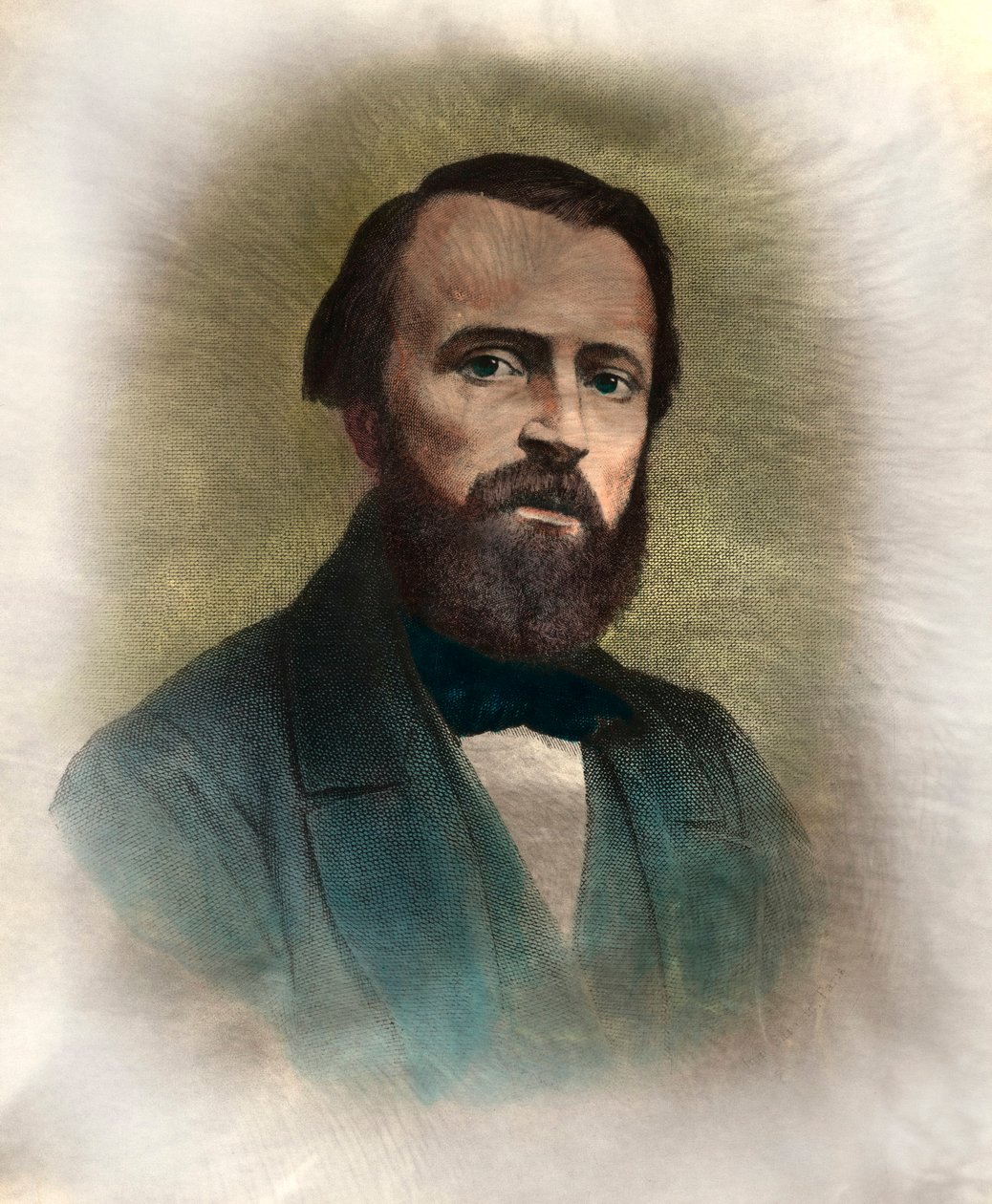 Pierre Larousse (1817-1875) portréja grammar et lexicographe (szókincs) francais 19. századi metszet Magángyűjtemény alkotó: Anonymous Anonymous
