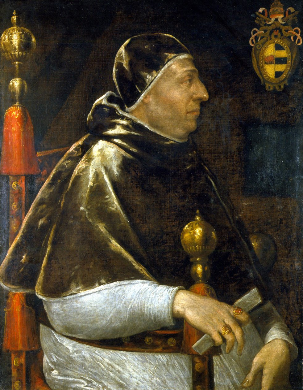 Sándor pápa (Rodrigo Borgia 1431-1503) portréja. névtelen festmény. . Milánó. alkotó: Anonymous Anonymous