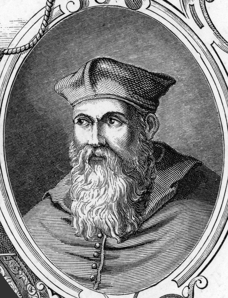 Sebastiano Luciani dit Sebastiano del Piombo (1485-1547) olasz festő portréja. Armandaud 1859-es metszete „Európa galériáiban – Olaszország”. Magángyűjtemény. alkotó: Anonymous Anonymous