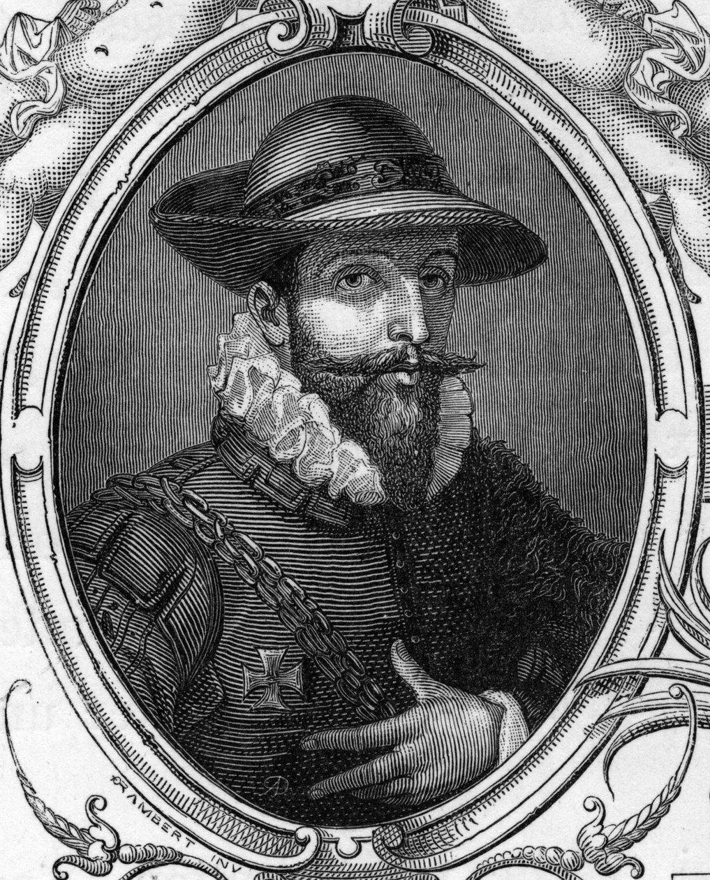 Simone Cantarini portréja szerint a pezári (1612-1648) 1859-es metszet „Európa - Olaszország galériáiban” Armandaudtól. Magángyűjtemény. alkotó: Anonymous Anonymous