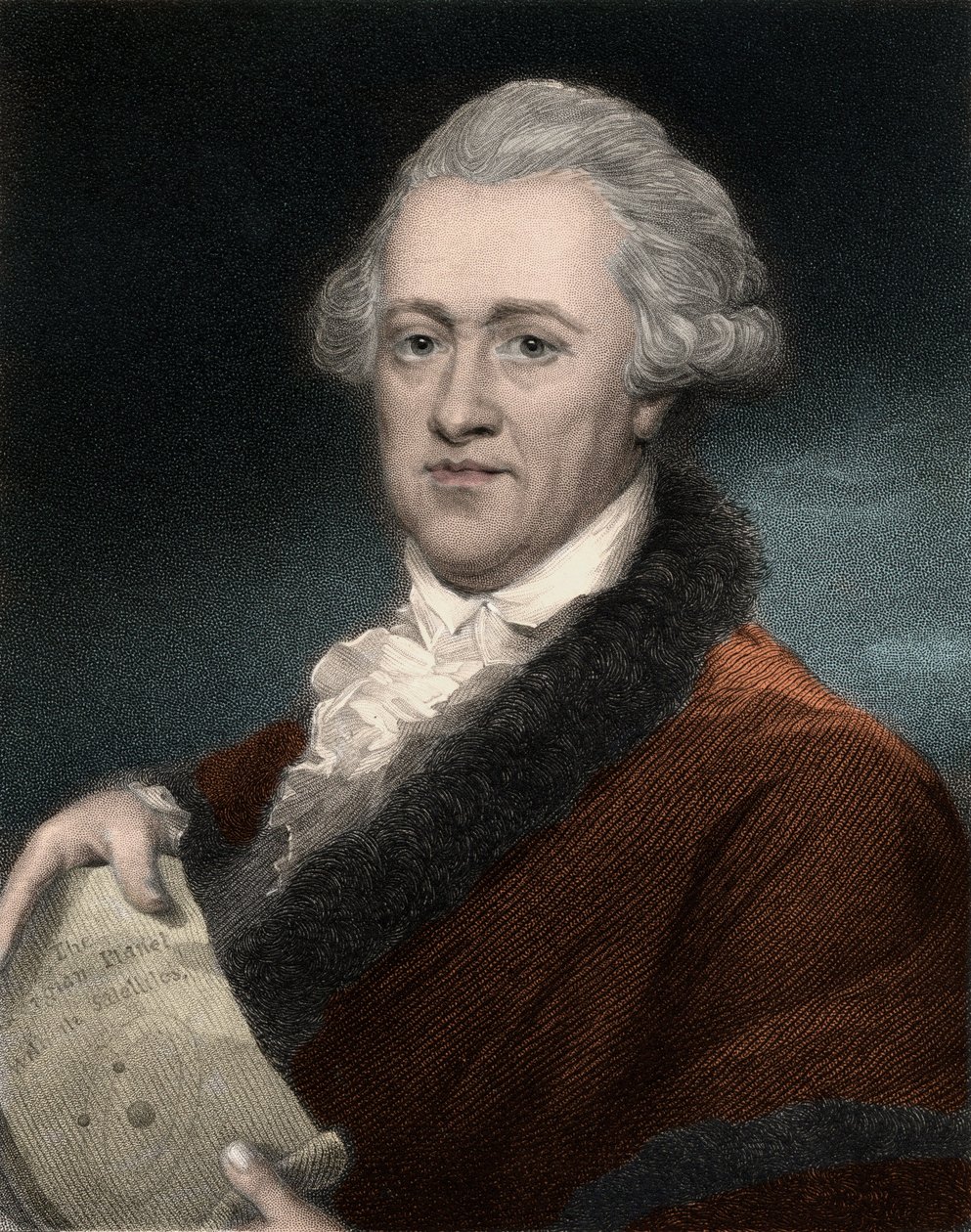 Sir Friedrich Wilhelm Herschel (1738-1822) brit német csillagász és fizikus portréja - William Herschel német származású brit csillagász portréja alkotó: Anonymous Anonymous