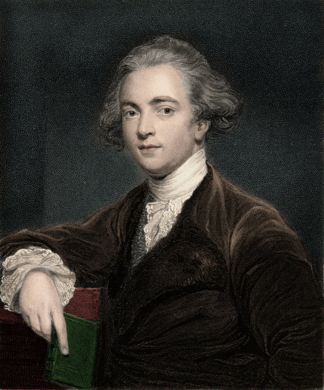 Sir William Jones (1746-1794) portréja, angol nyelvész - Sir William Jones 1746-1794 - angol filológus alkotó: Anonymous Anonymous