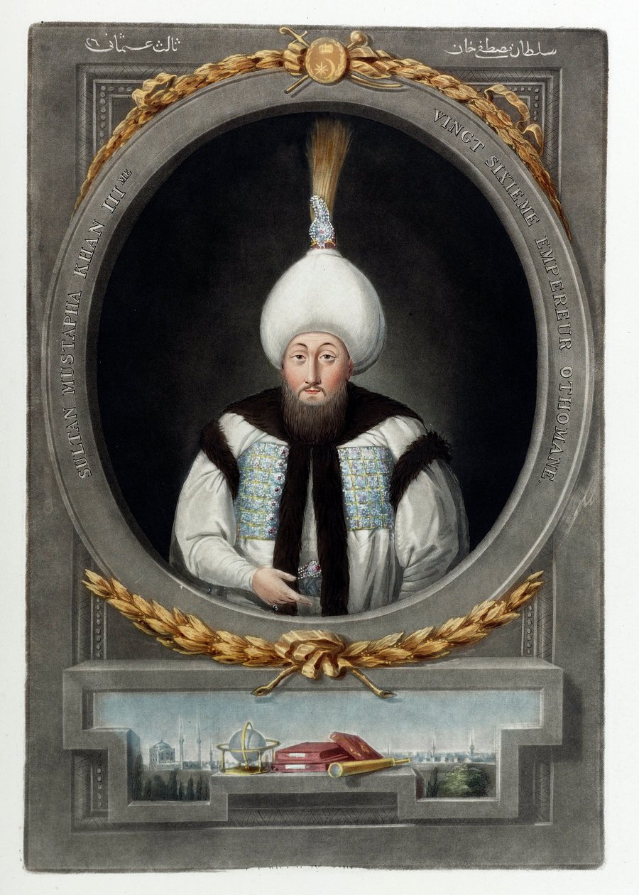 III. Musztafa szultán (1717-1774) portréja (Mustafa, Moustapha), Anonymous alkotó: Anonymous Anonymous