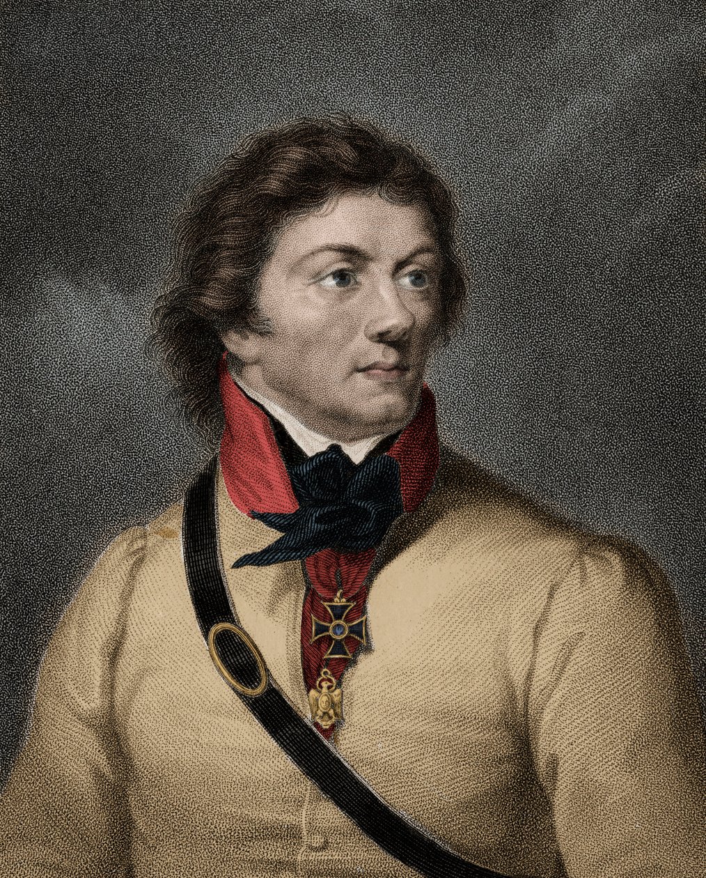 Thaddeus (Tadeusz) Kosciuszko (Kosciusko) lengyel katona portréja (1746-1817) alkotó: Anonymous Anonymous