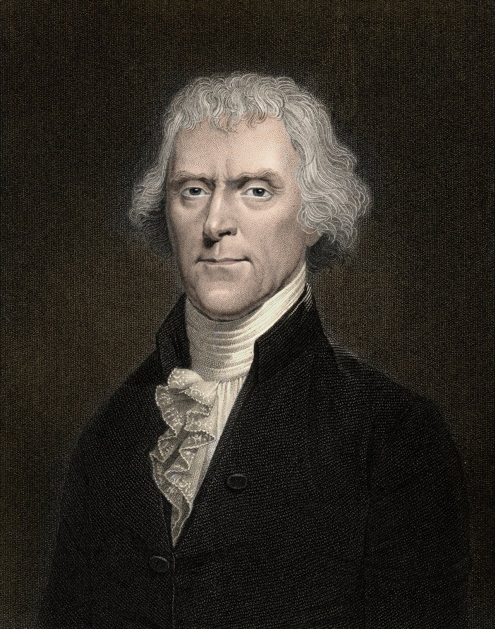 Thomas Jefferson (1743-1826) portréja, az Egyesült Államok elnöke 1801 és 1809 között – Thomas Jefferson (1743-1826), az Egyesült Államok 3. elnöke alkotó: Anonymous Anonymous