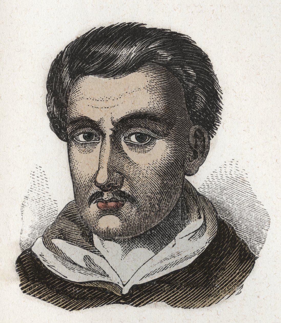 Tommaso Campanella (1568-1639), dominikánus szerzetes és filozófus portréja. Metszés. Magángyűjtemény alkotó: Anonymous Anonymous