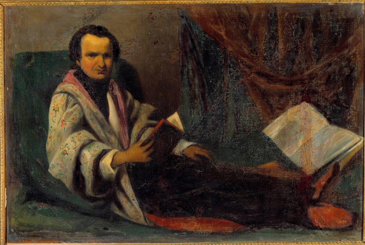 Victor Hugo portréja (1802-1885) Névtelen festmény. 19. század. Nap 0,66x0,98 m alkotó: Anonymous Anonymous