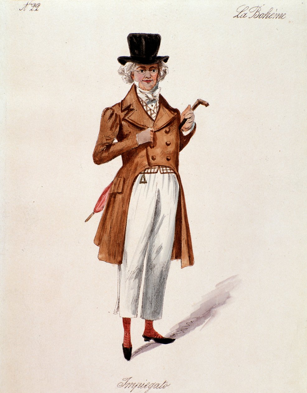 Boltos portréja, Puccini La boheme című művéből (1892-1895) alkotó: Anonymous Anonymous
