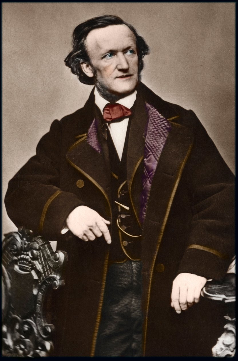 Richard Wagner (1813-1883) zeneszerző portréja - Richard Wagner (1813-1883) német zeneszerző portréja. alkotó: Anonymous Anonymous