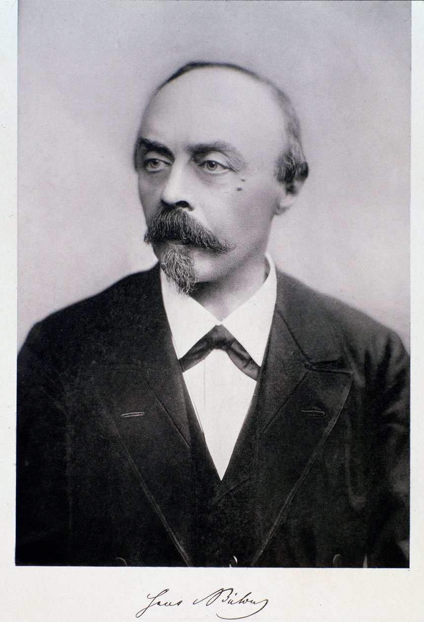 Hans von Bulow német rendező és zongoraművész portréja (f/w fotó alkotó: Anonymous Anonymous