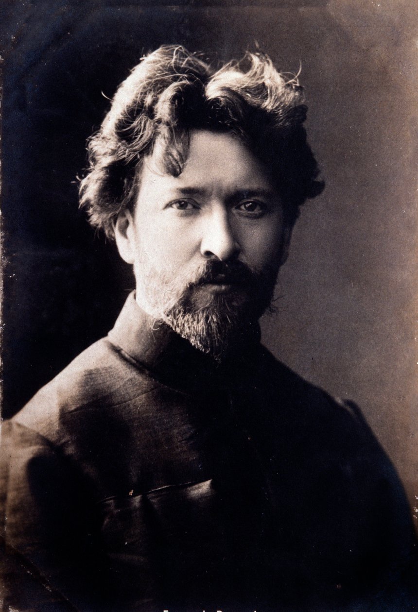 Ferruccio Busoni (1866-1924) olasz zeneszerző portréja Fénykép. 19. század. Magángyűjtemény alkotó: Anonymous Anonymous