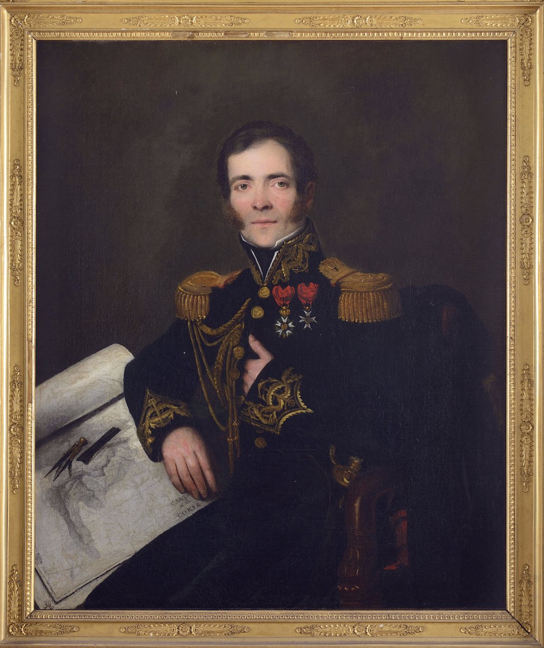 Anne Chretien Louis de Hell admirális (1783-1864), Anonymous portréja. Olaj, vászon, c. 1832. Magángyűjtemény alkotó: Anonymous Anonymous