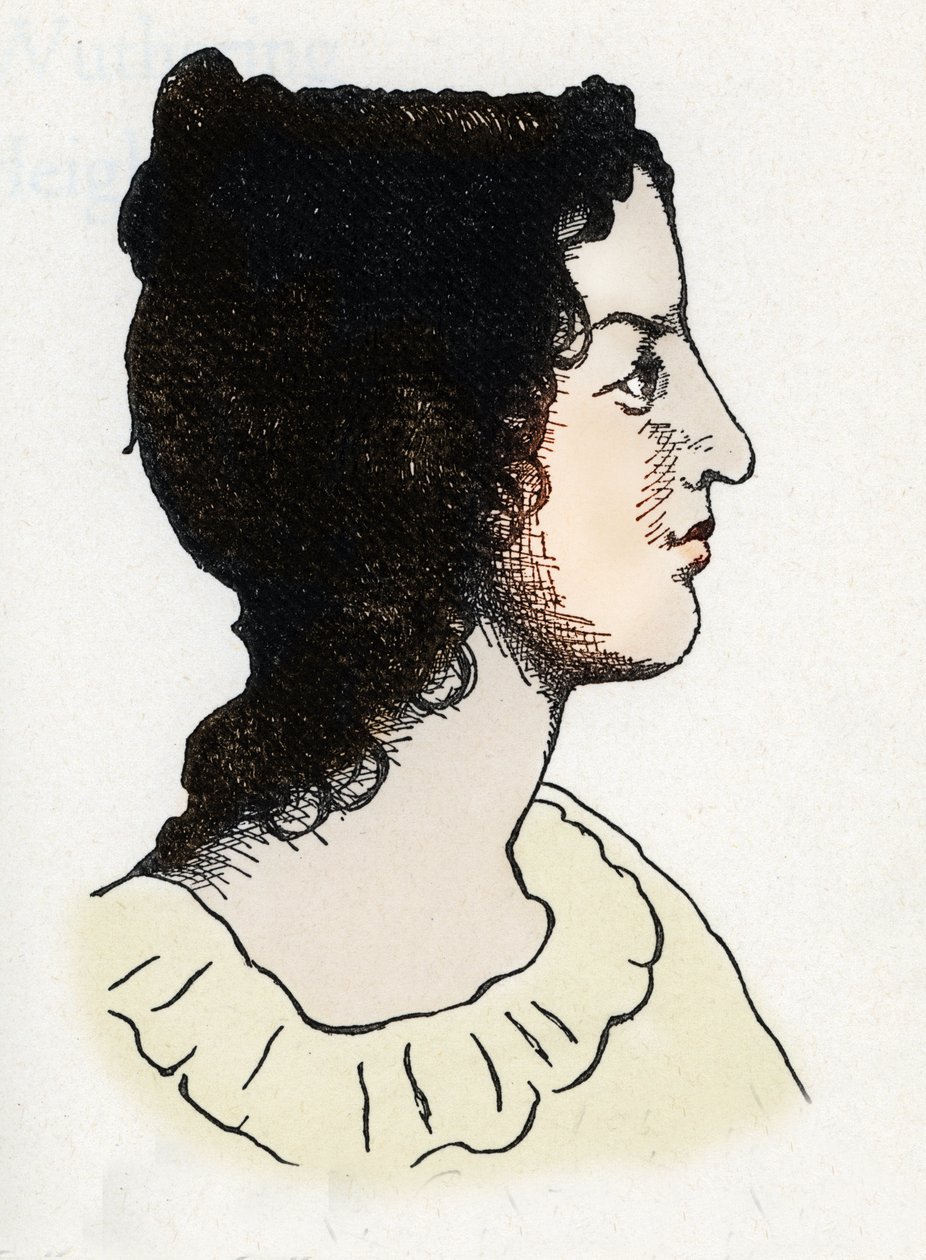 Emily Bronte (1818-1848) brit írónő portréja alkotó: Anonymous Anonymous