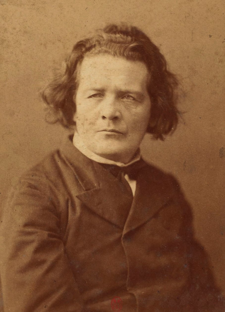 Anton Rubinstein (1829-1894) zeneszerző portréja, Anonymous. Albumin Photo. Magángyűjtemény alkotó: Anonymous Anonymous