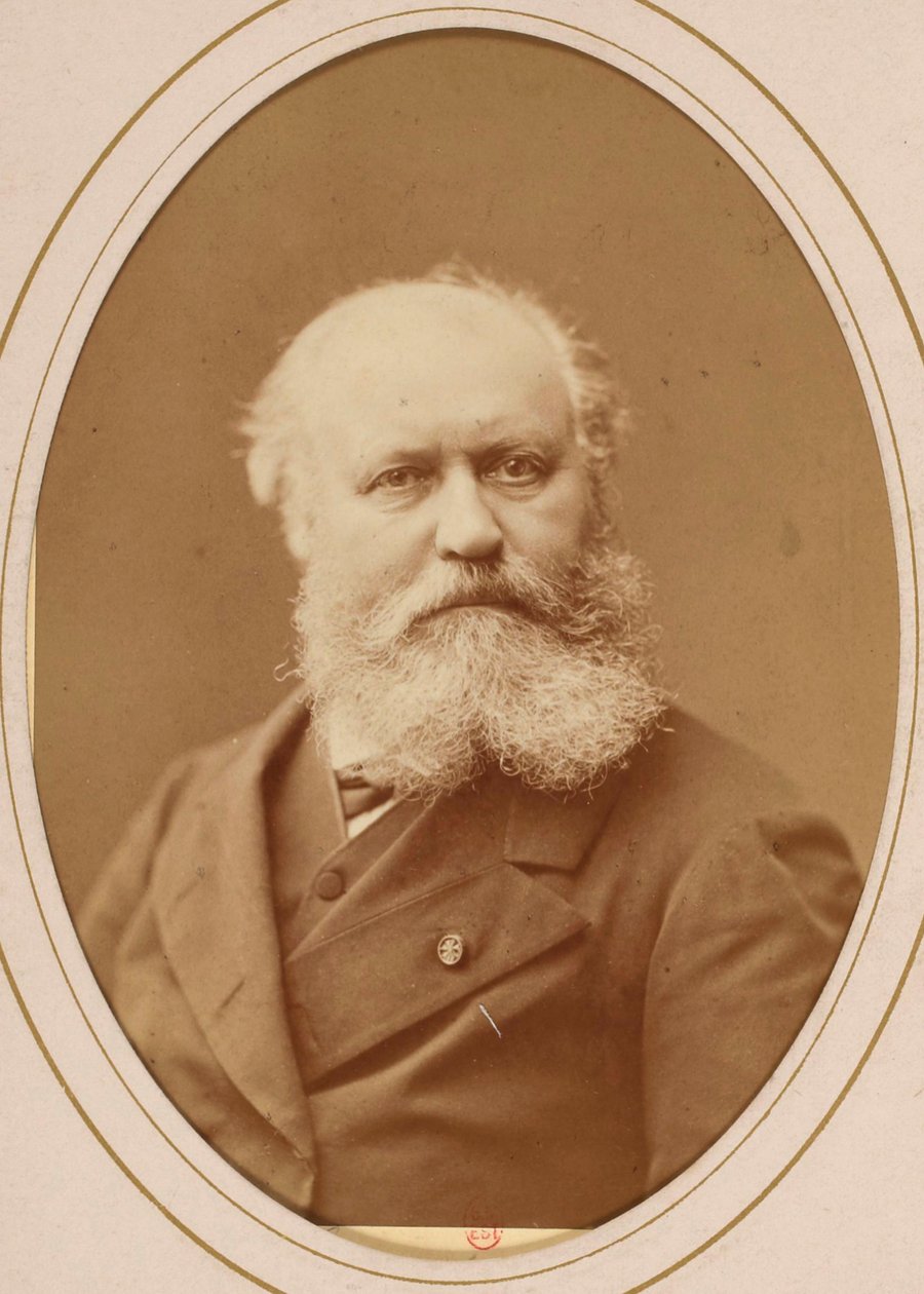 Charles Gounod (1818-1893) zeneszerző portréja, Anonymous. Albumin Photo. Magángyűjtemény alkotó: Anonymous Anonymous