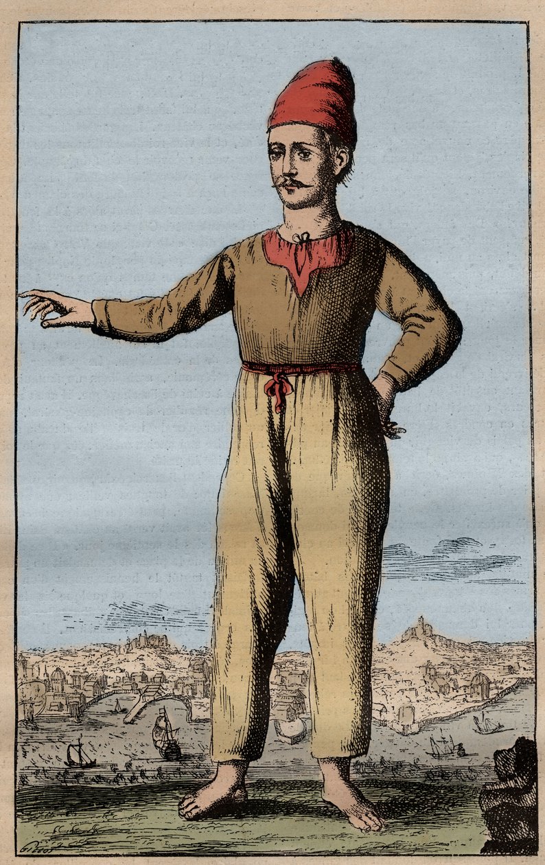 A forradalmár Tommaso Aniello, dit Masaniello (1622-1647), nápolyi halász portréja, 1647-ben ő vette át a spanyolok elleni lázadás élét” (Tommaso Aniello, Masaniello, a Habsburg Spa uralma elleni lázadások halkereskedő vezetője alkotó: Anonymous Anonymous