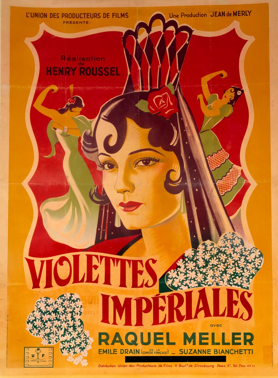 Poszter Henry Roussel „Violettes imperiales” című filmjéhez alkotó: Anonymous Anonymous