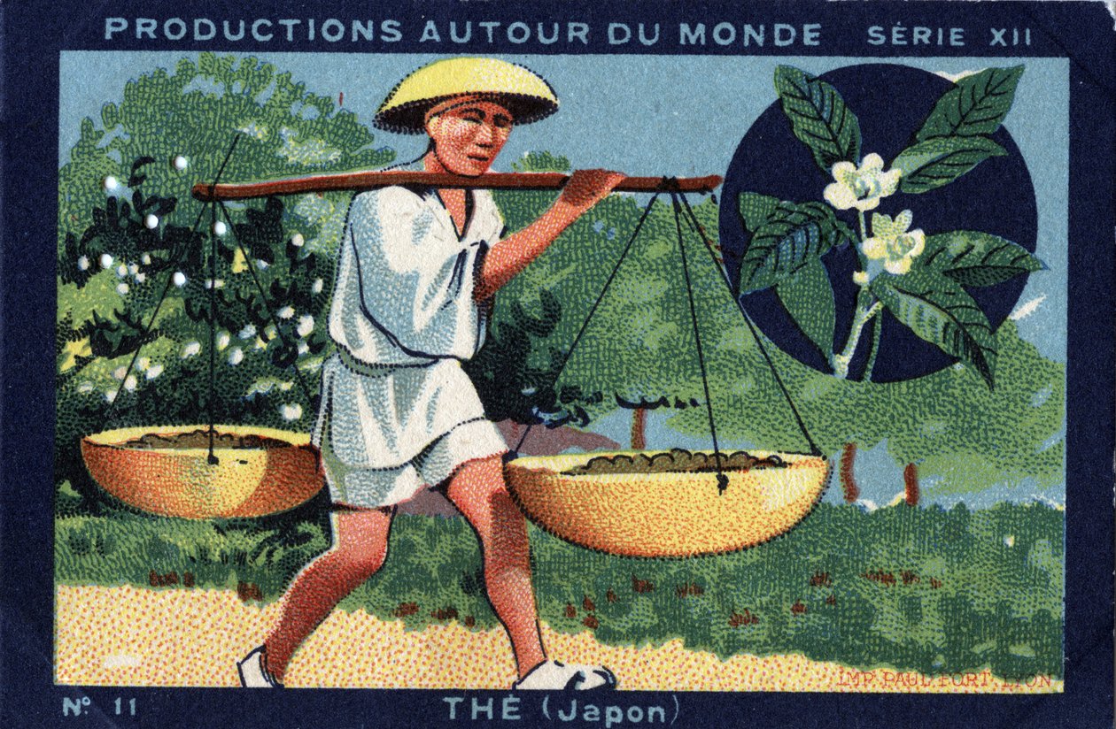Produkciók szerte a világon: A Japánban. 1933-as kromolitográfia a „” Joseph-Milliat Albumban” alkotó: Anonymous Anonymous