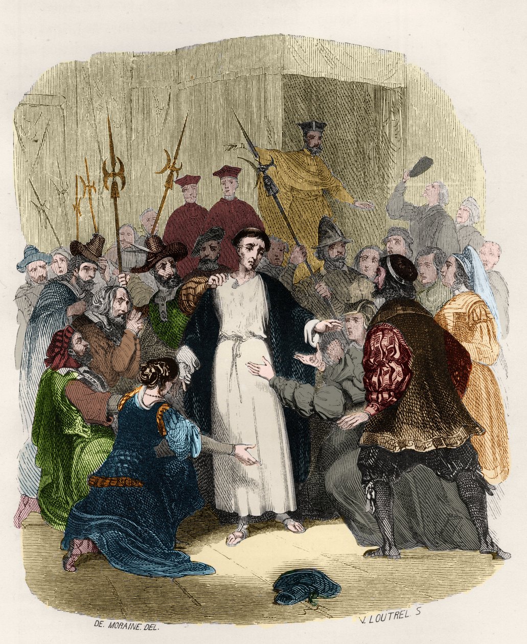 Avilai Szent János (Avilai Boldog János) (1499-1569), akit az inkvizíció eretnekséggel vádolt a 16. században. Illusztráció: Victor de Fereal, Suberwick, Manuel Galo de Cuendias „Az inkvizíció rejtélyei és más spanyol titkos társaságok” című könyvében. alkotó: Anonymous Anonymous