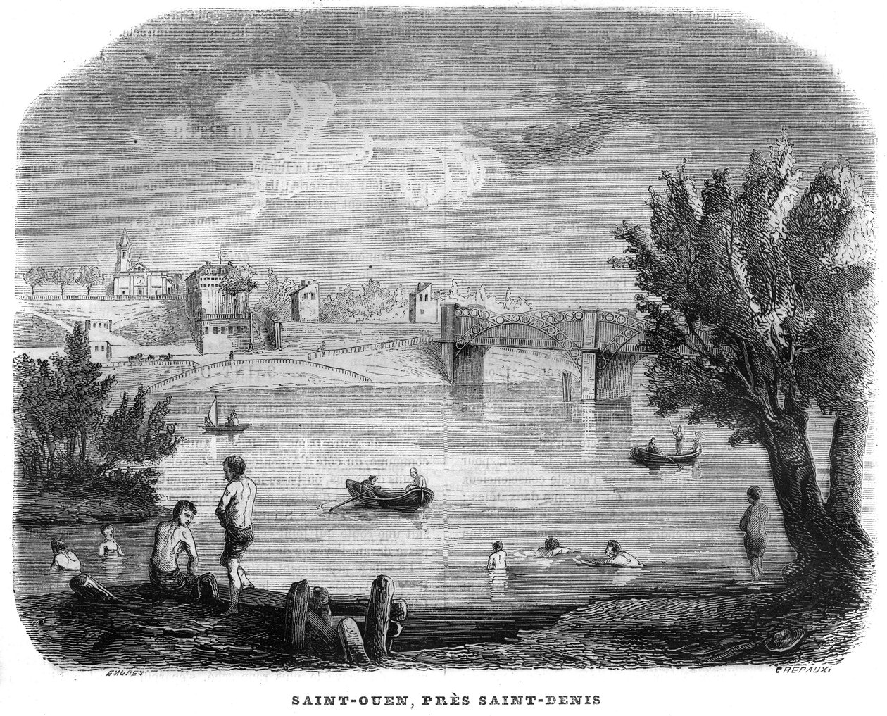 Saint-Owen (fiatal Saint-Tennis) fiatal Saint-Tennis (Saint-Tennis) 1858-ban. alkotó: Anonymous Anonymous
