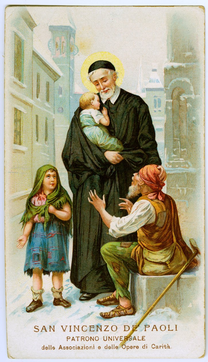 Saint Vincent de Paul (metszet alkotó: Anonymous Anonymous