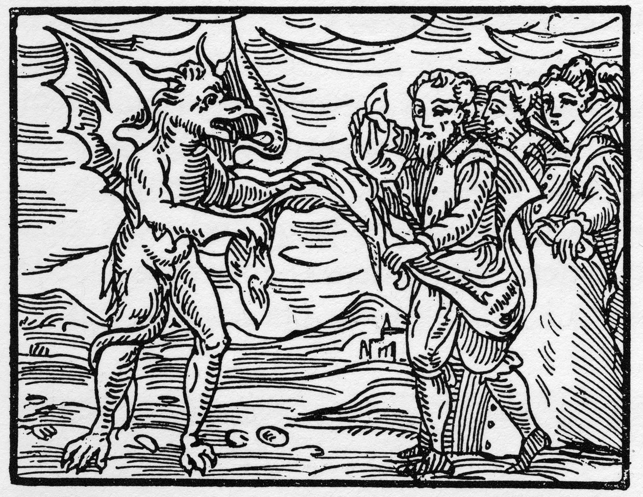 A Sátán megfosztotta ruhájukat a varázslóktól – „Compendium Maleficarum”, Francesco Maria Guazzo vagy Guaccio vagy Guaccius (15? -16??) témái a boszorkányokról, gonoszságukról és válogatásukról. 1608 Magángyűjtemény alkotó: Anonymous Anonymous