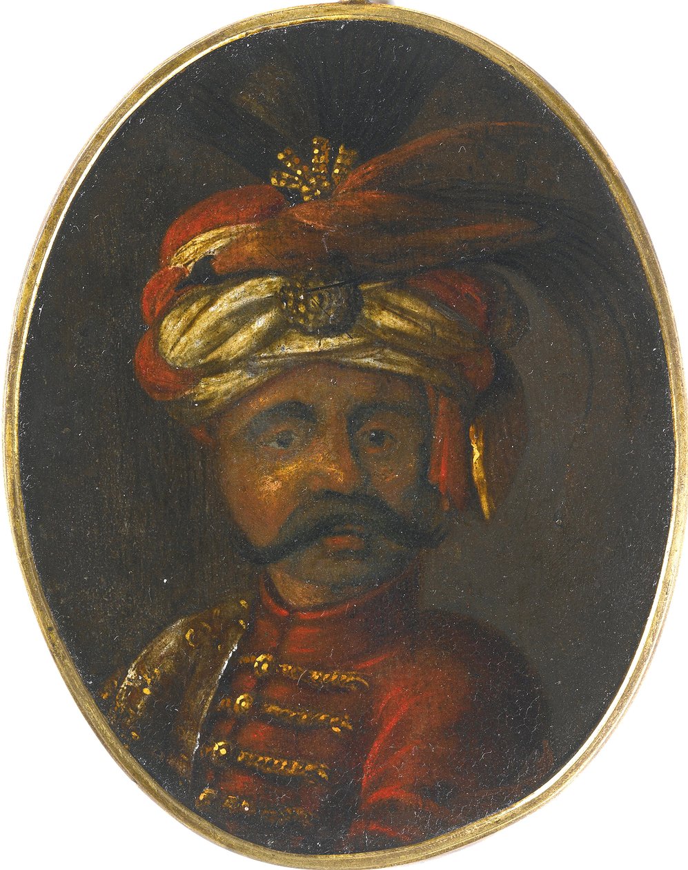 II. Szulejmán - II. Szulejmán (1642-1691), az Oszmán Birodalom szultánja - Névtelen - XVII. század második fele. - Gouache fán - 12x8,4 - Magángyűjtemény alkotó: Anonymous Anonymous