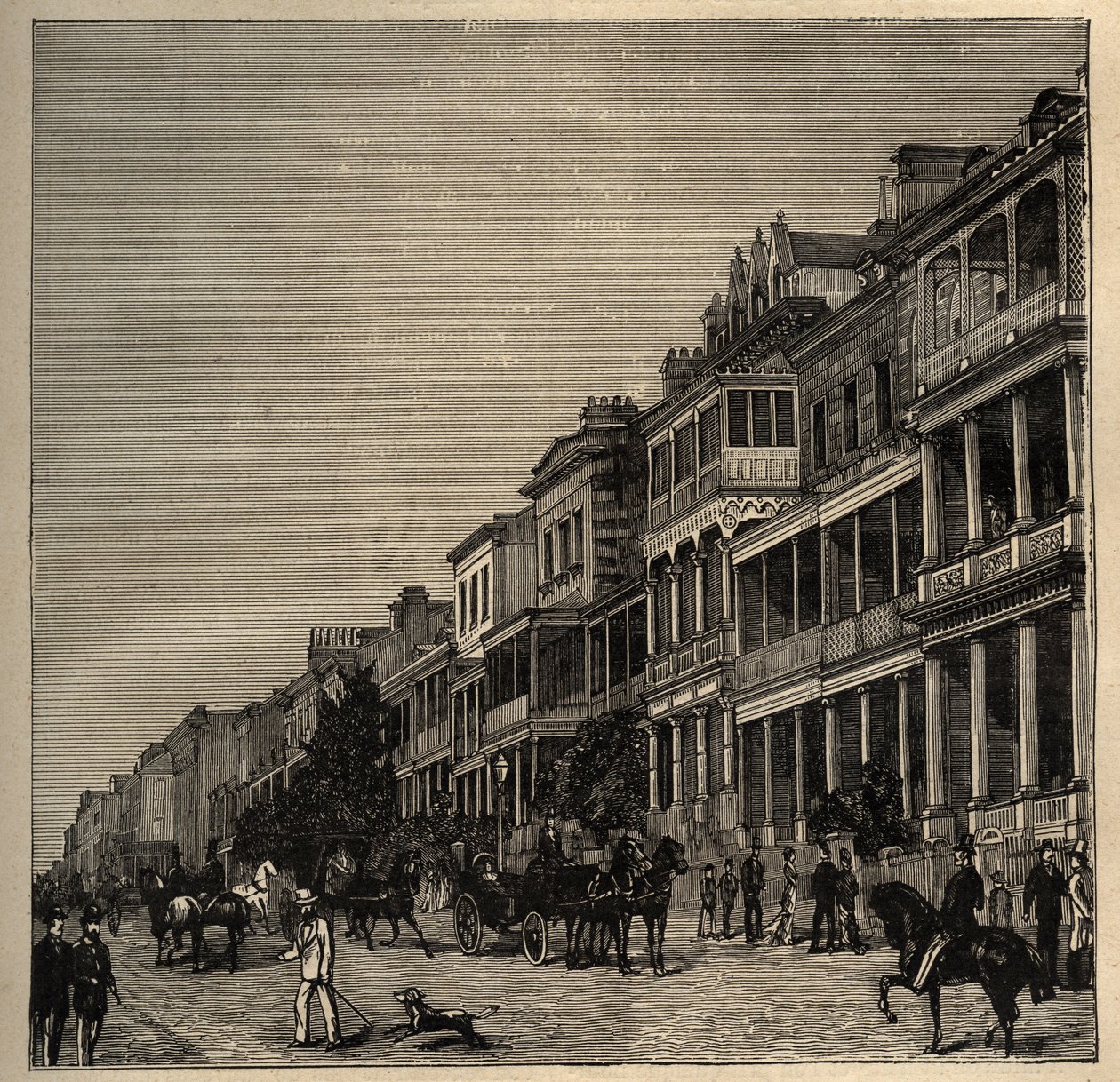 Sydney - Ausztrália - 1890 - metszet 1890 alkotó: Anonymous Anonymous
