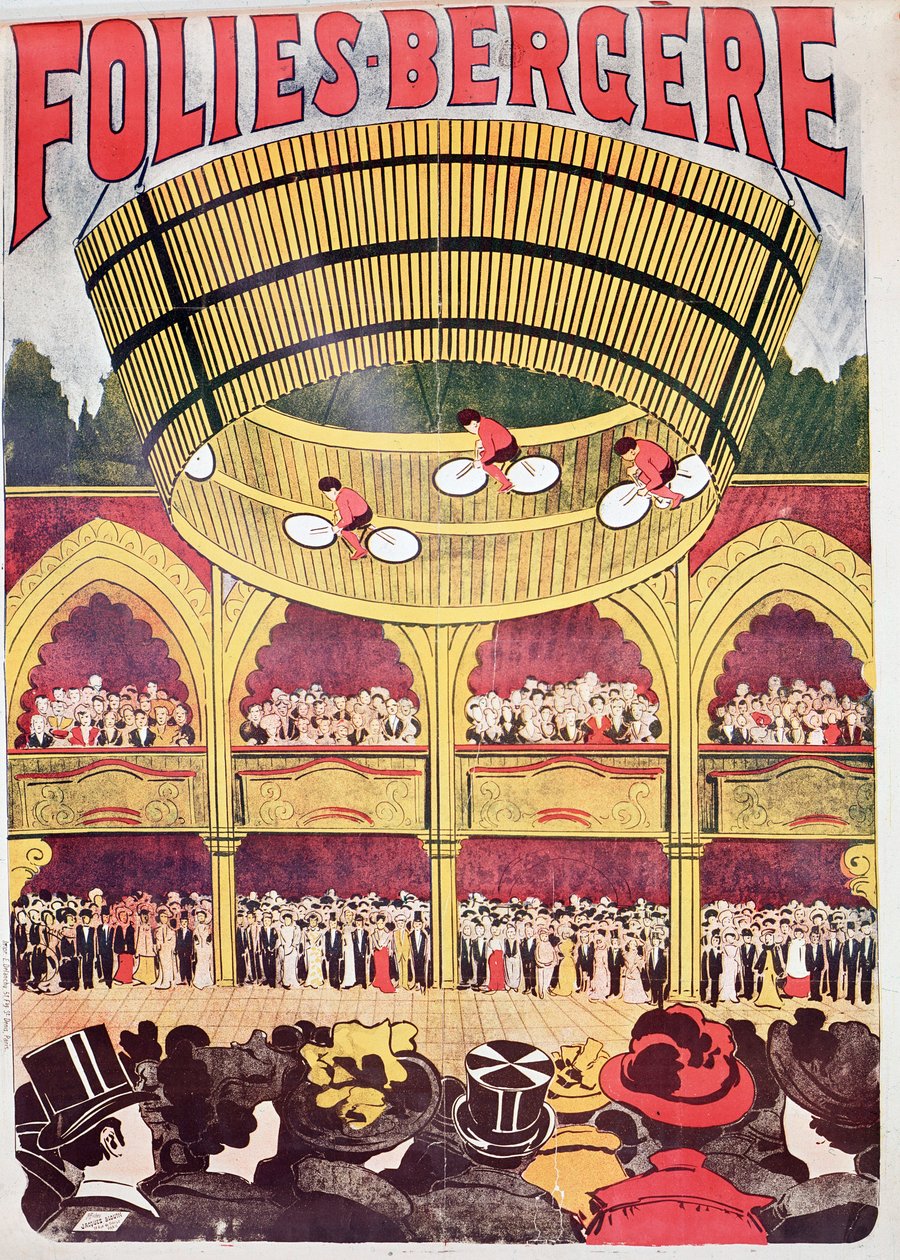 A Folies-Bergere, kabaré zeneterem alkotó: Anonymous Anonymous