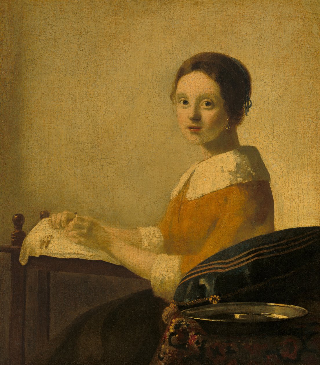 The Lacemaker, 1925 körül (olaj, vászon) alkotó: Anonymous Anonymous