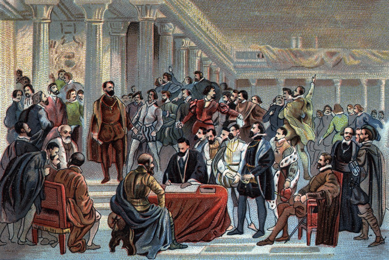 A nemes kiegyezés, április 5 alkotó: Anonymous Anonymous