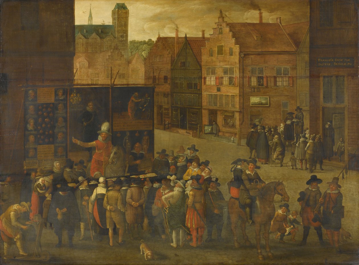 The Quack, 1619-25 körül (olaj a panelen) alkotó: Anonymous Anonymous