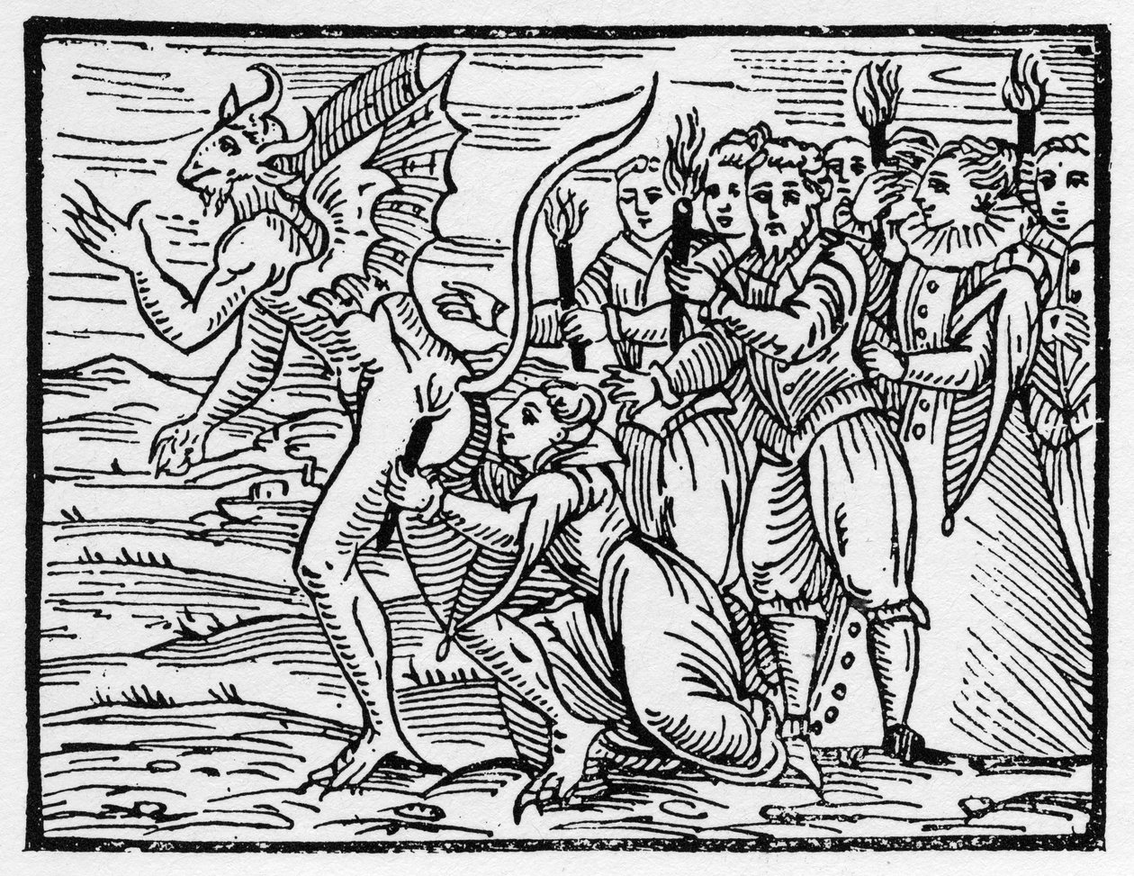 A szombati rituális csók az ördög fenekére – „Compendium Maleficarum”, Francesco Maria Guazzo vagy Guaccio vagy Guaccius (15? -16??) boszorkányairól, szerencsétlenségeiről és csajozásairól szól (15? -16??) 1608 Magángyűjtemény alkotó: Anonymous Anonymous