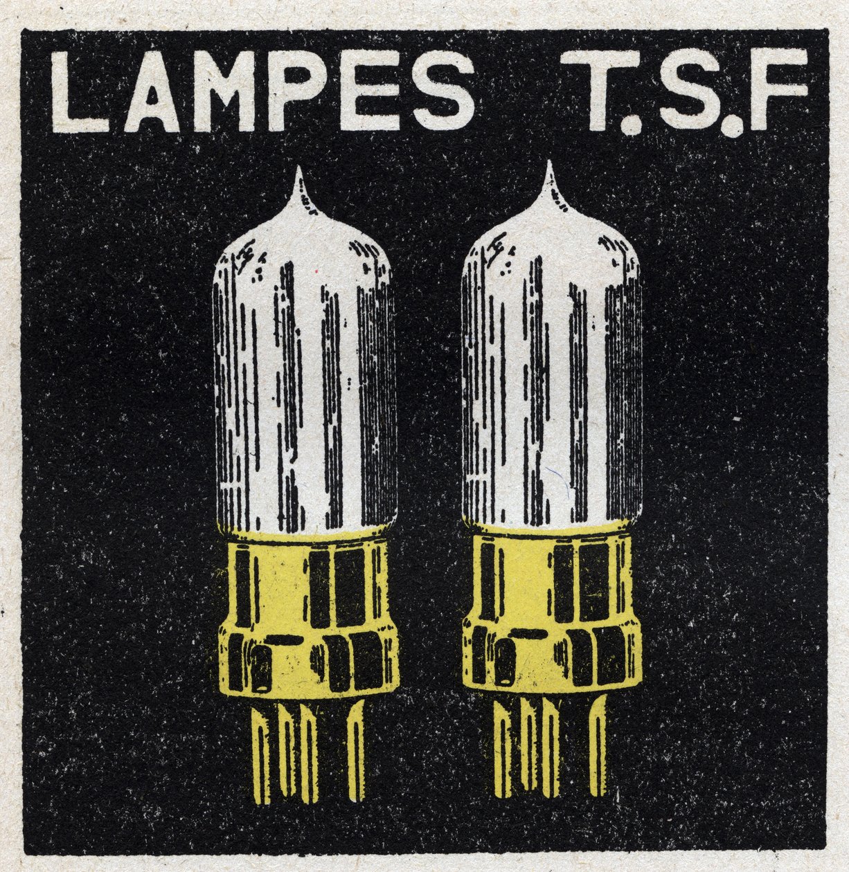 A T.S.F.: lámpák T.S.F. 1925 névtelen illusztrációja. Magángyűjtemény. alkotó: Anonymous Anonymous