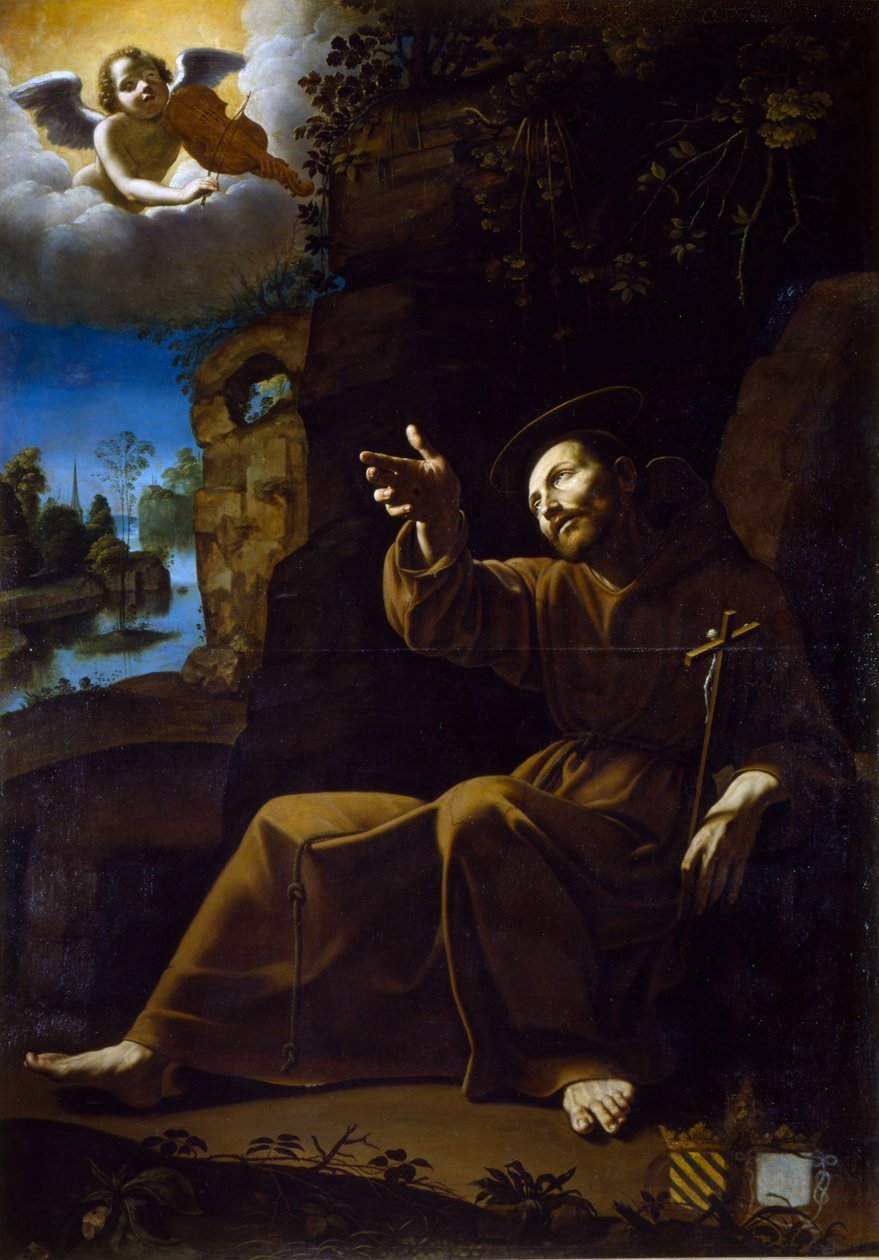 Szent Ferenc látomása (festmény) alkotó: Anonymous Anonymous