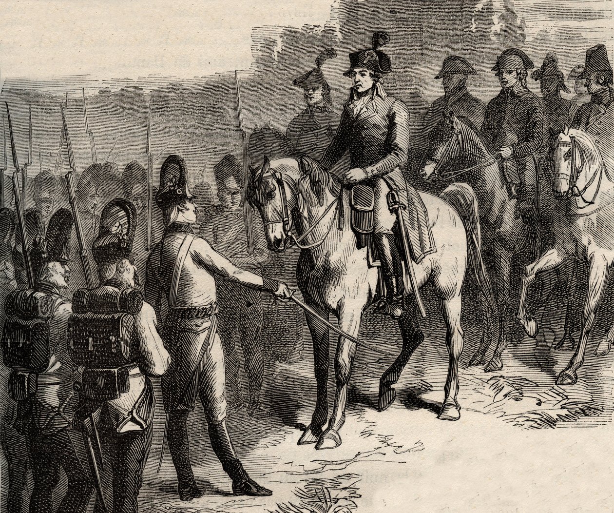 Lafayette letartóztatása (Gilbert du Motier, Marquis de La Fayette alkotó: Anonymous Anonymous