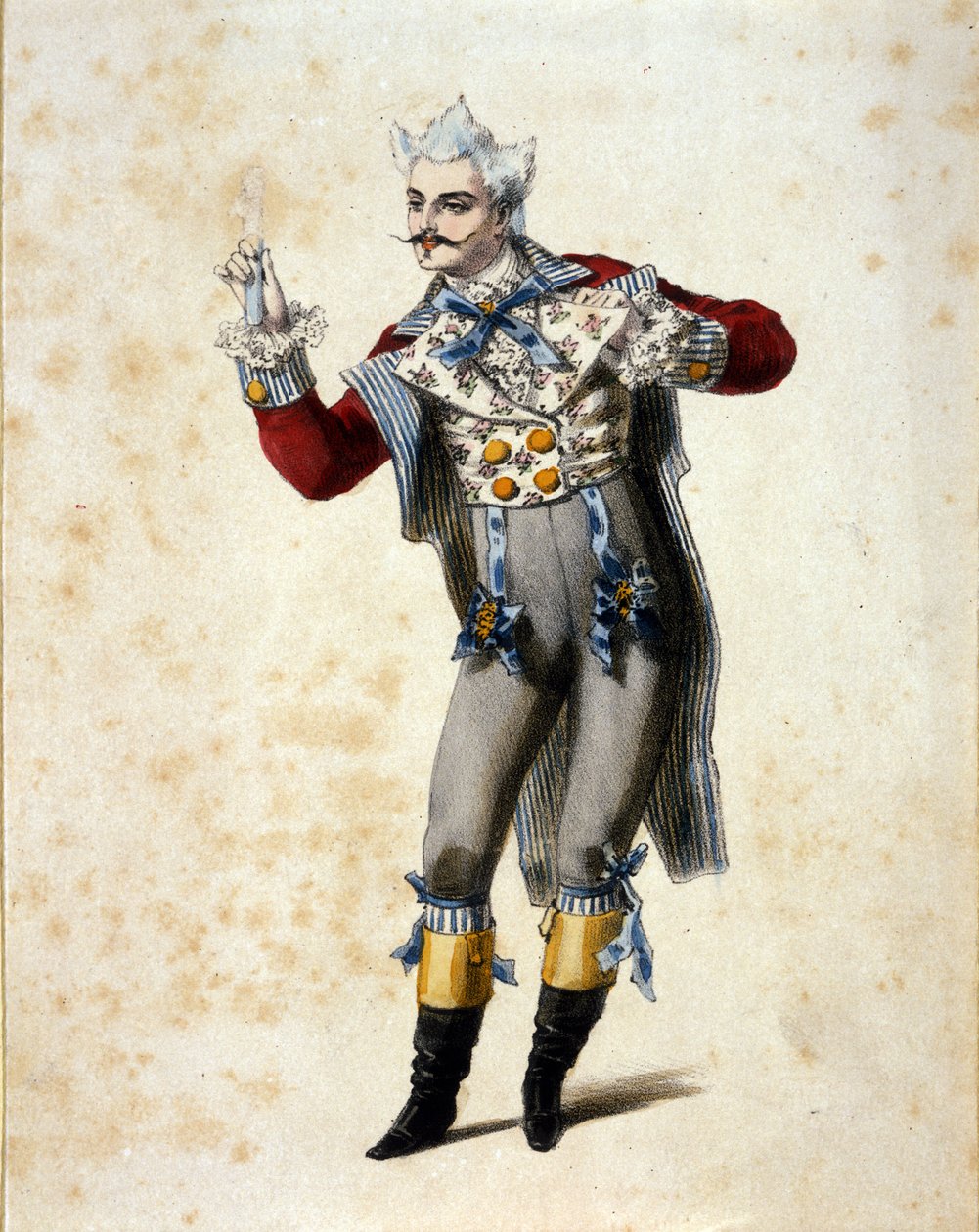 Giuseppe Frezzolini (1789-1861) basszusgitáros Doktor Dulcamarát tolmácsolja Gaetano Donizetti (1797-1848) „L