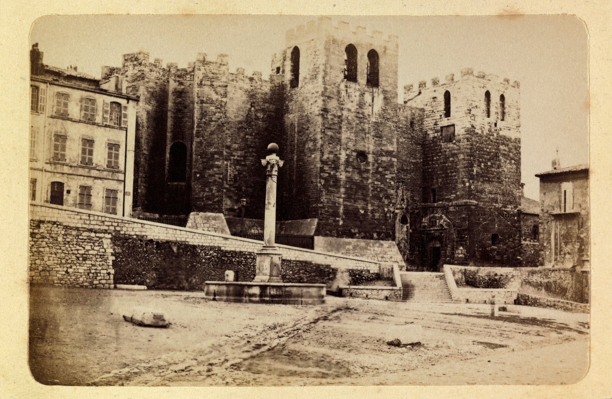Marseille városa és környéke 1885-1890 körül: Szent Viktor templom, Magángyűjtemény alkotó: Anonymous Anonymous