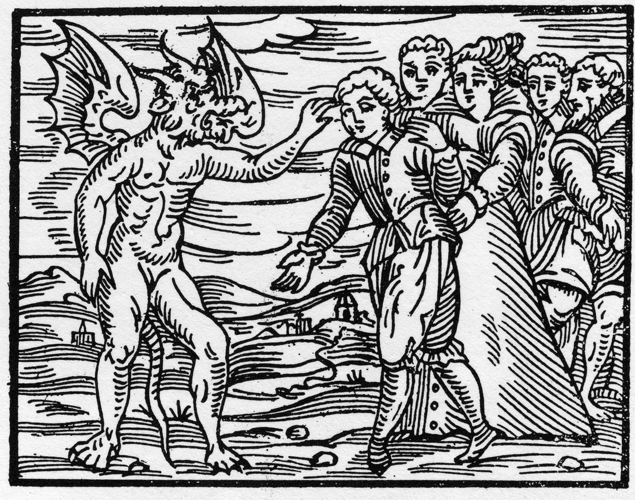 Az ördög karmának lenyomata – „Compendium Maleficarum””, a boszorkányokkal, gonoszságukkal és válogatásukkal foglalkozik Francesco Maria Guazzo vagy Guaccio vagy Guaccius (15? -16??) 1608 Magángyűjtemény alkotó: Anonymous Anonymous