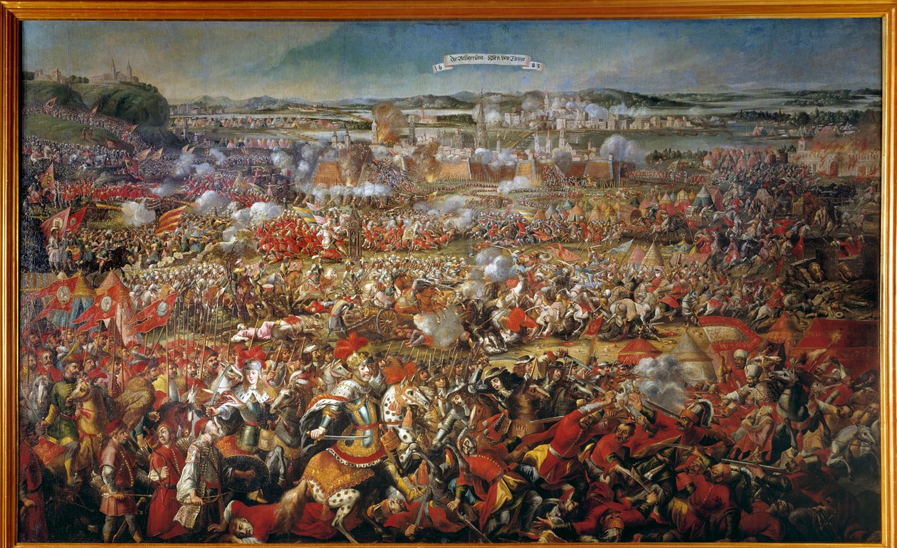 Bécs ostroma 1683-ban, az Oszmánok Névtelen festménye. 17. századi Bécs. Művészettörténeti Múzeum alkotó: Anonymous Anonymous